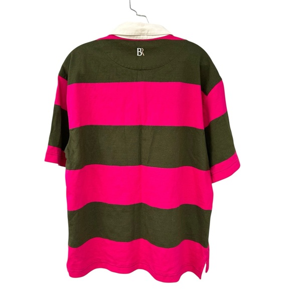 NWT Banana Republic Striped LOGO RUGBY SHIRT - Size Medium - 100% Cotton - Picture 8 of 10